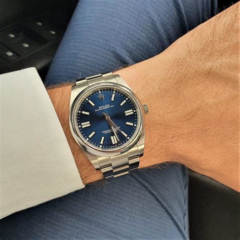 rolex op 41 blue.